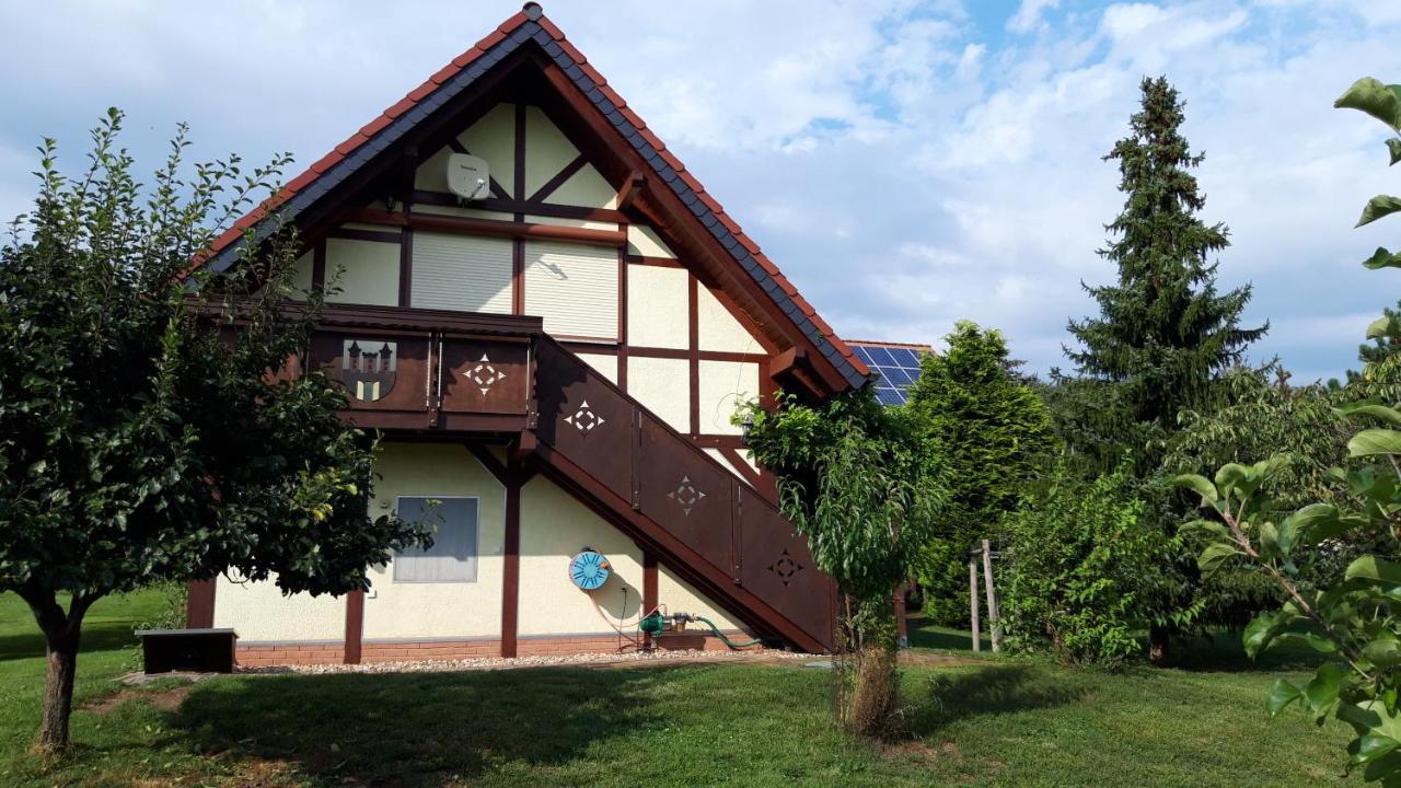 Ferienwohnung Zur Saaleaue Wettin Dış mekan fotoğraf